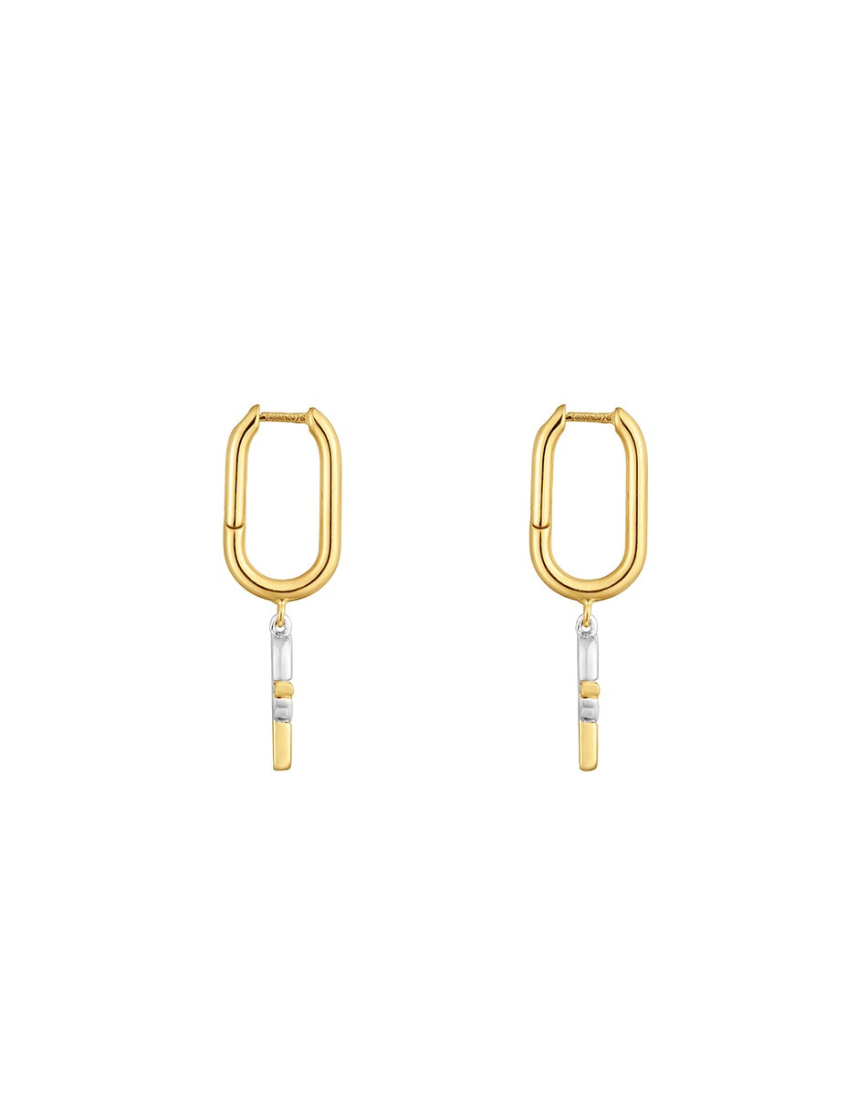Aretes de aro de plata P 925 2