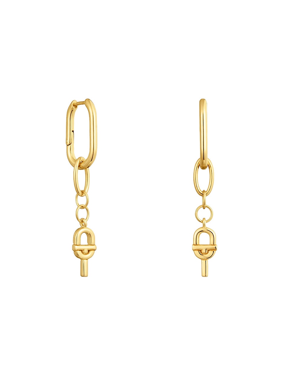 Aretes de aro de plata P 925