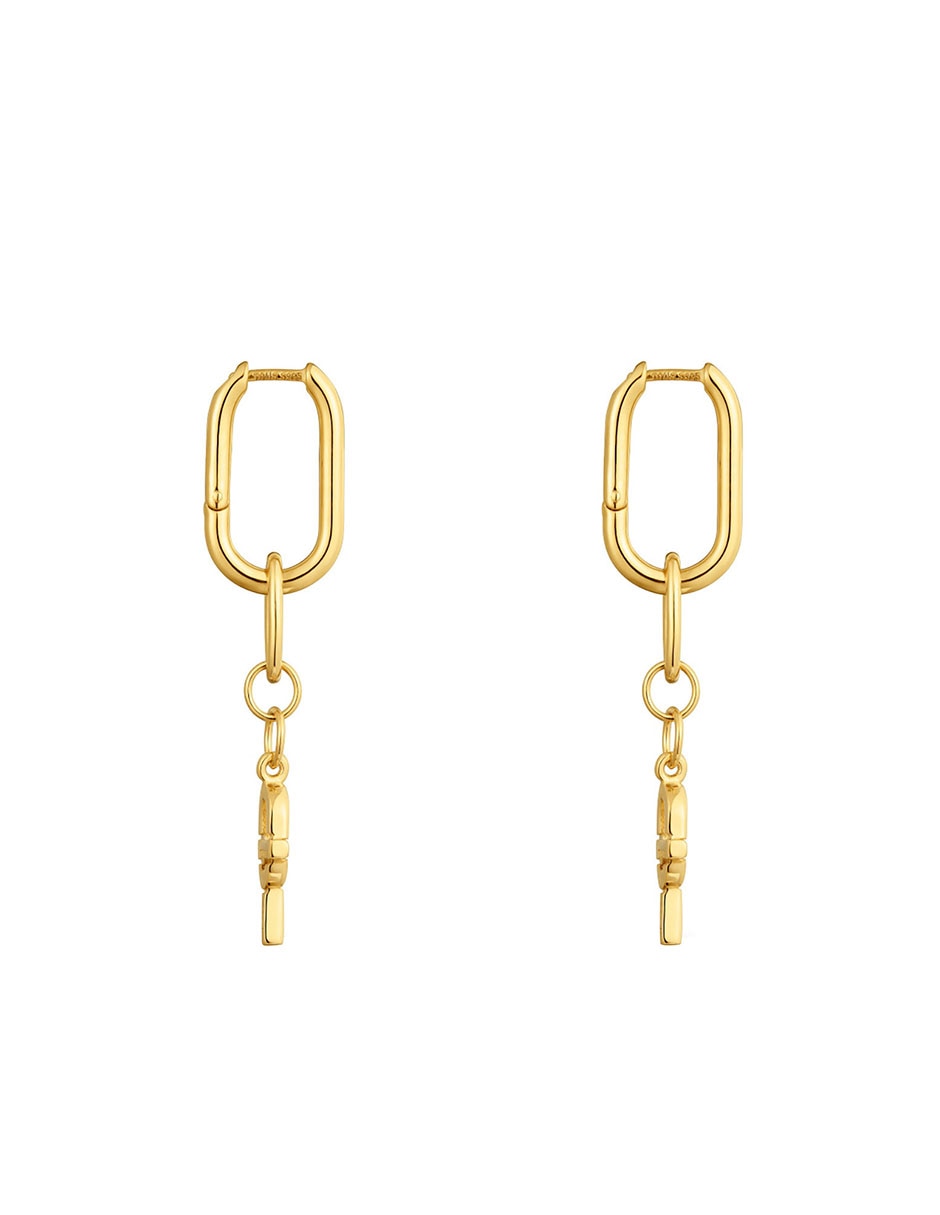 Aretes de aro de plata P 925 2