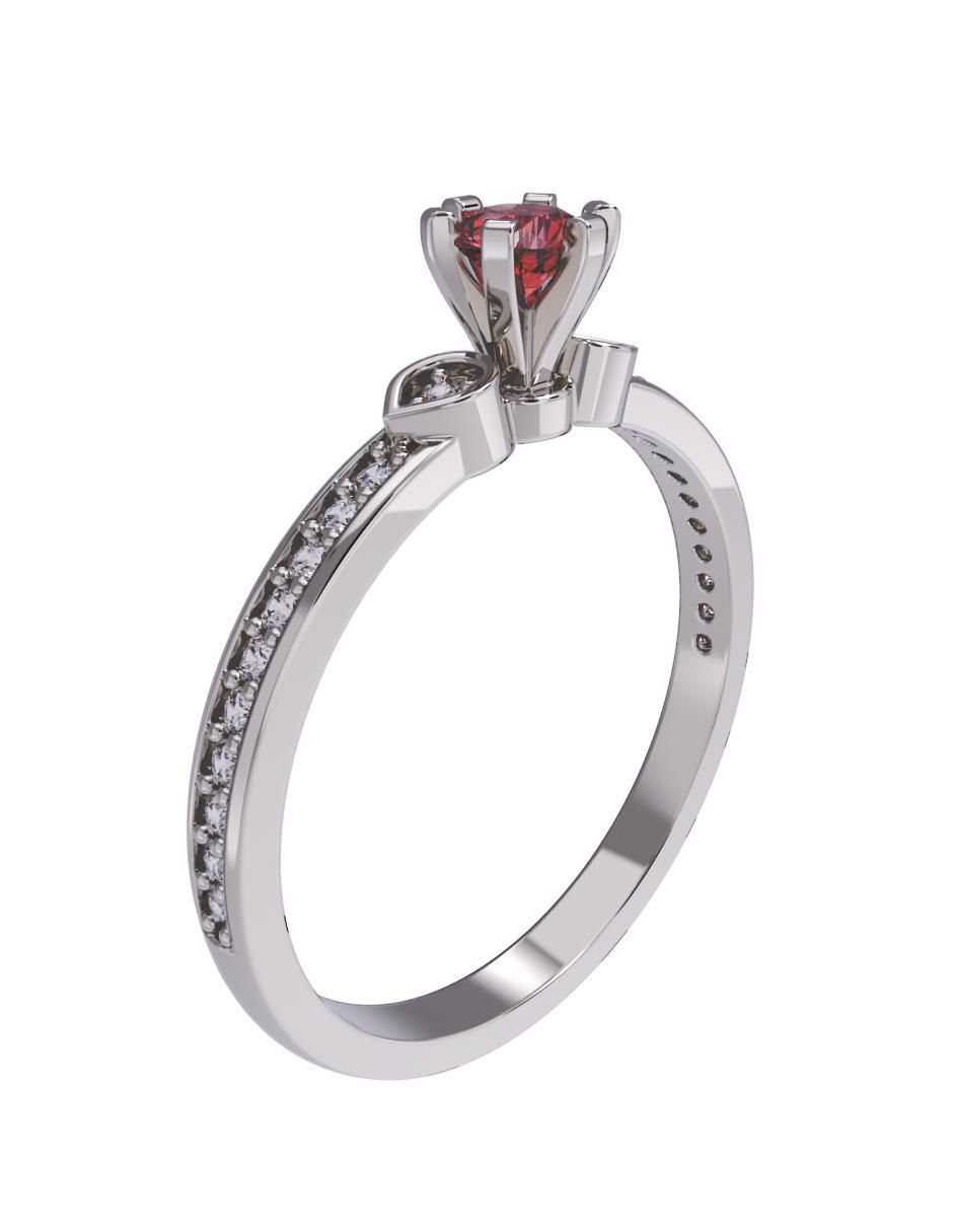 Anillo de compromiso 14 k 3