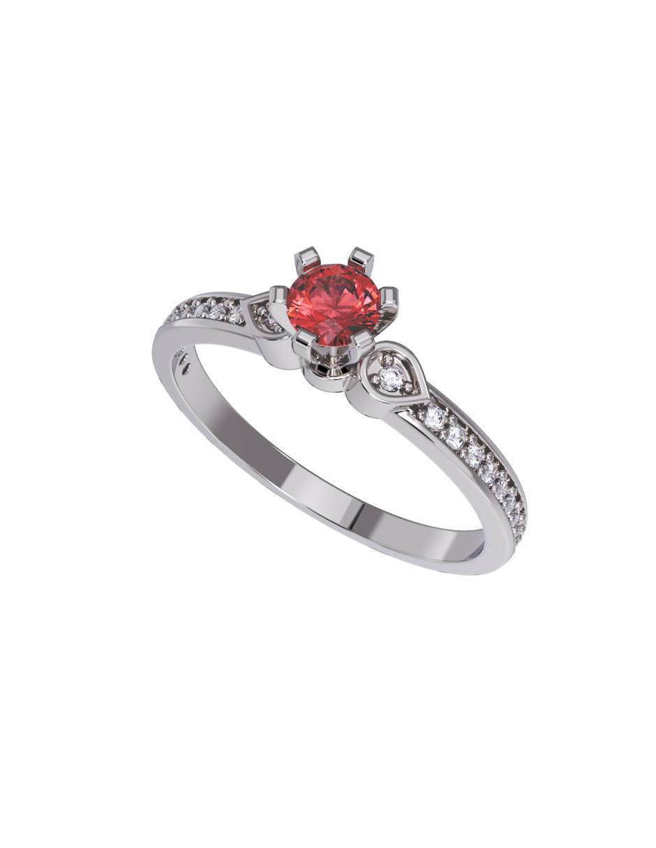 Anillo de compromiso 14 k 4
