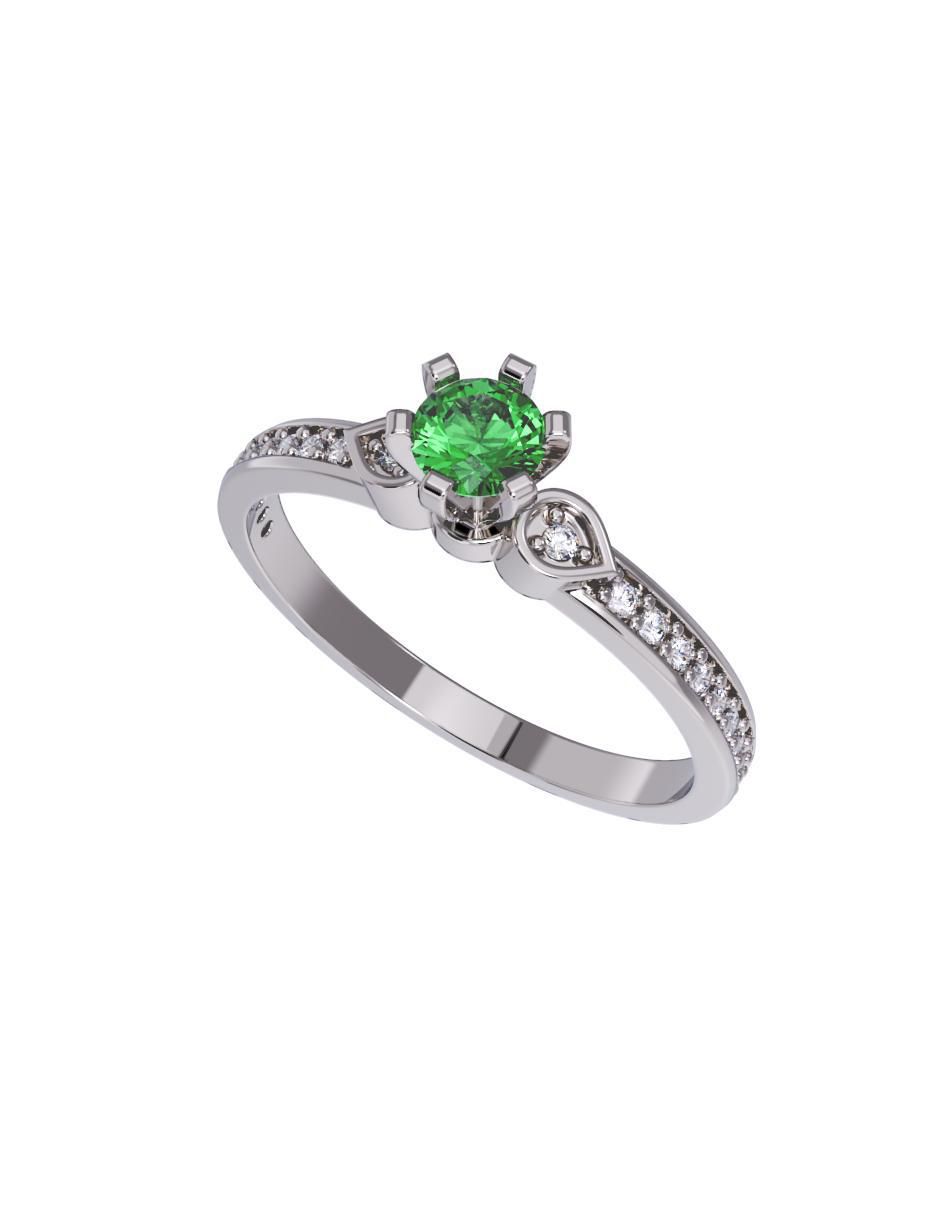 Anillo de compromiso 14 k 4