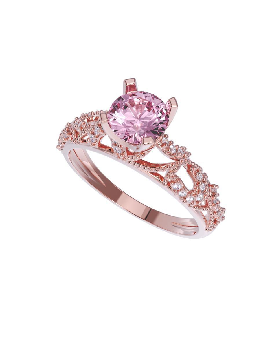 Anillo de compromiso 14 k 4