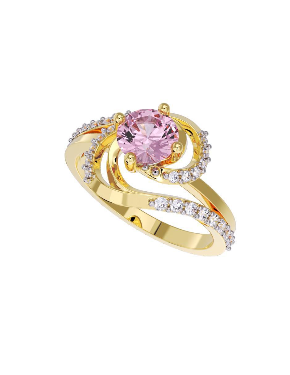 Anillo de compromiso 14 k 2