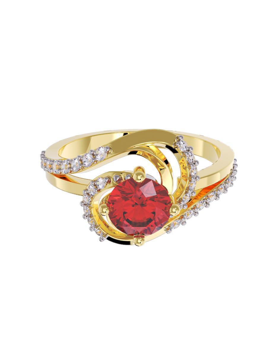 Anillo de compromiso 14 k Anillo de compromiso 14 k