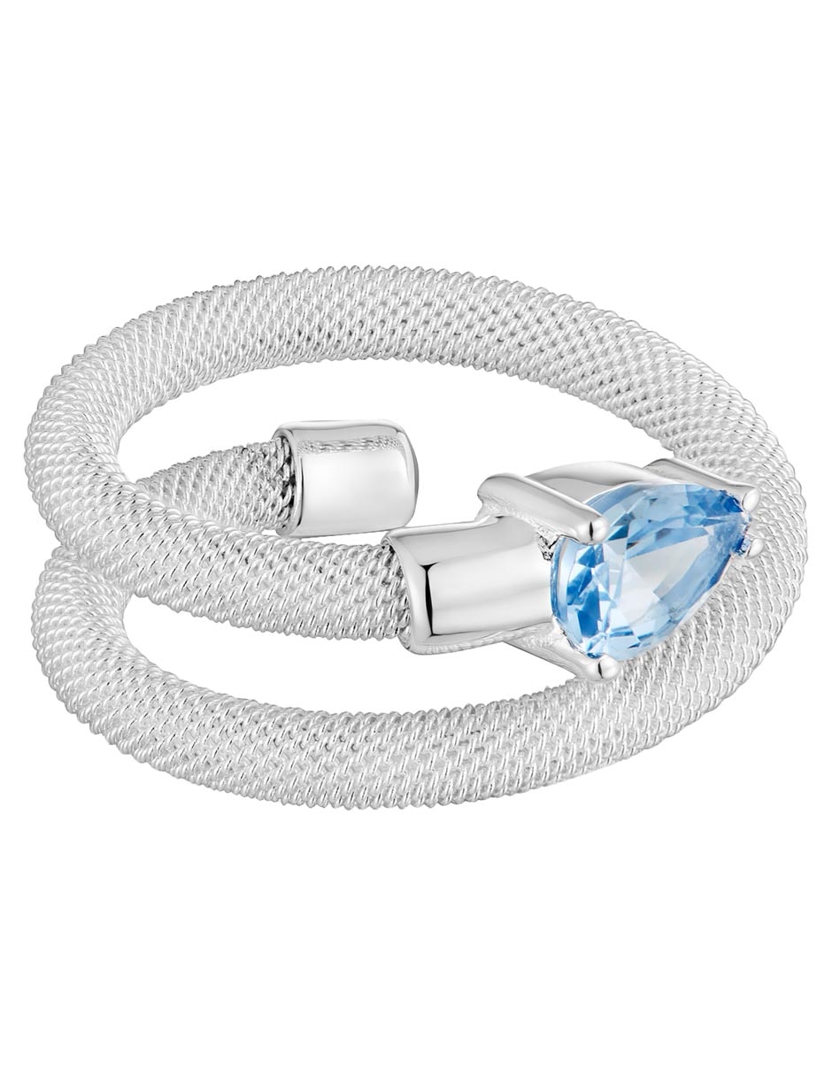 Anillo Mesh Lgg P 925 de plata espinela brillante Anillo Mesh Lgg P 925 de plata espinela brillante