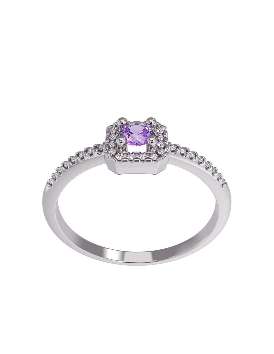 Anillo de compromiso 14 k 2
