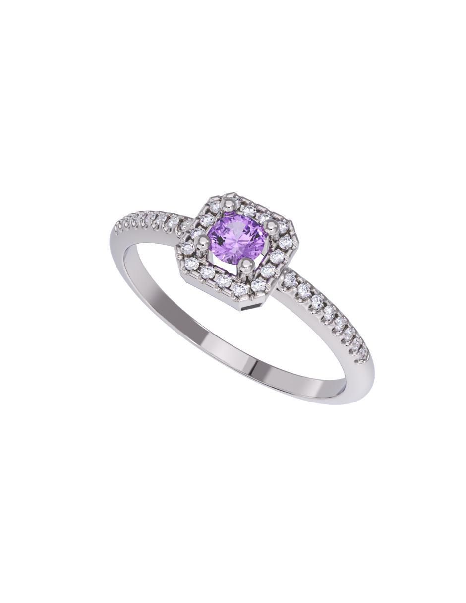 Anillo de compromiso 14 k 4