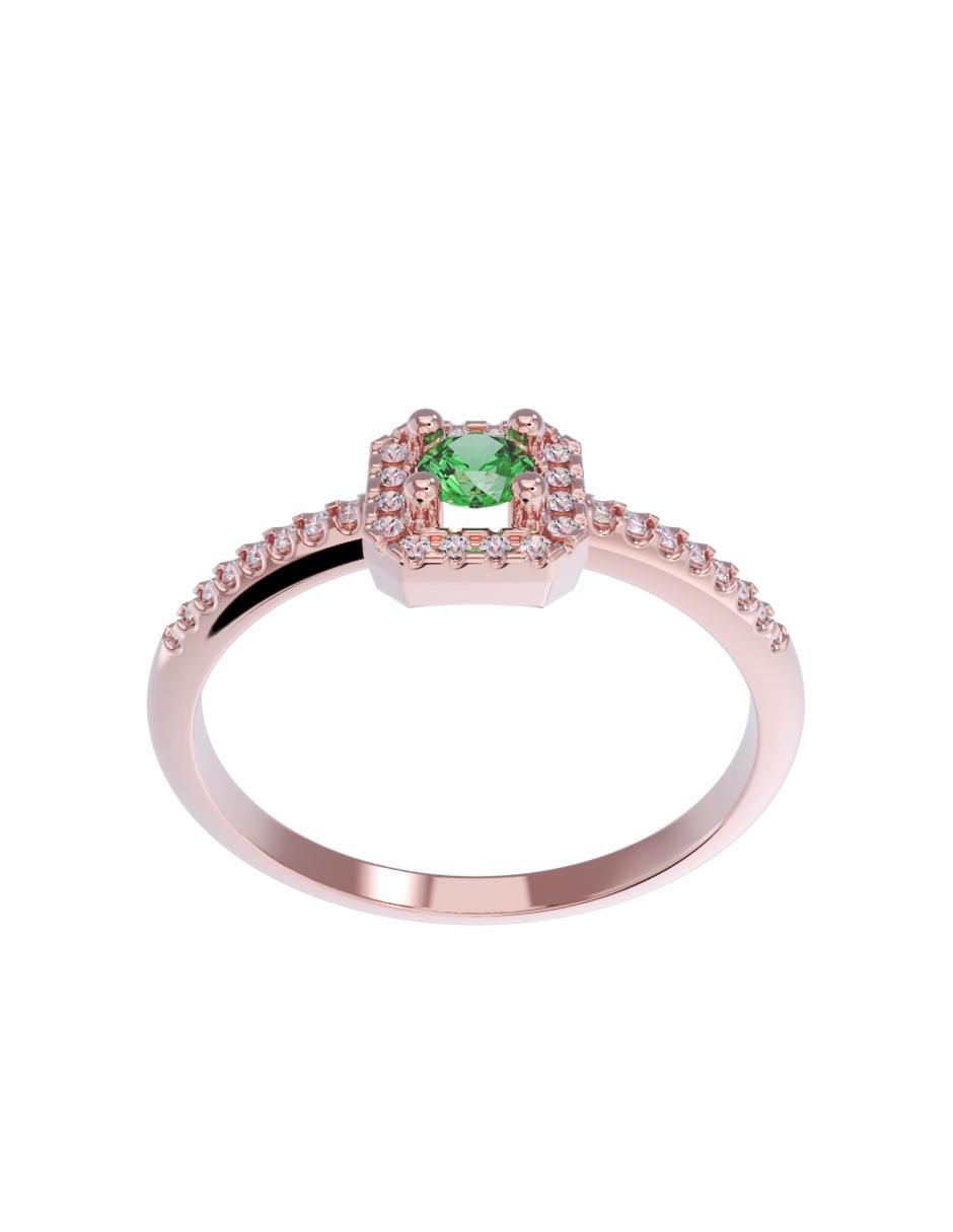 Anillo de compromiso 14 k 2