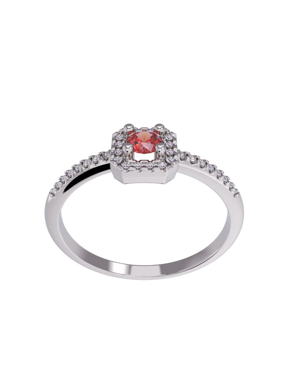 Anillo de compromiso 14 k 2