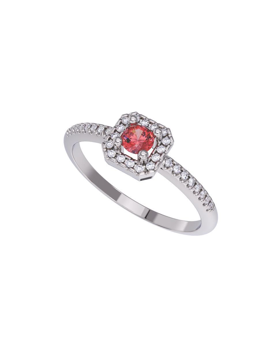 Anillo de compromiso 14 k 4