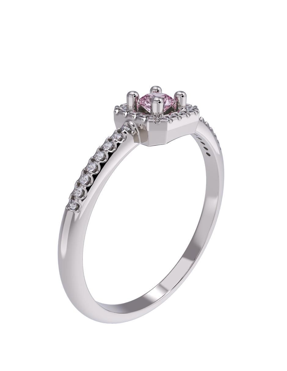 Anillo de compromiso 14 k 3