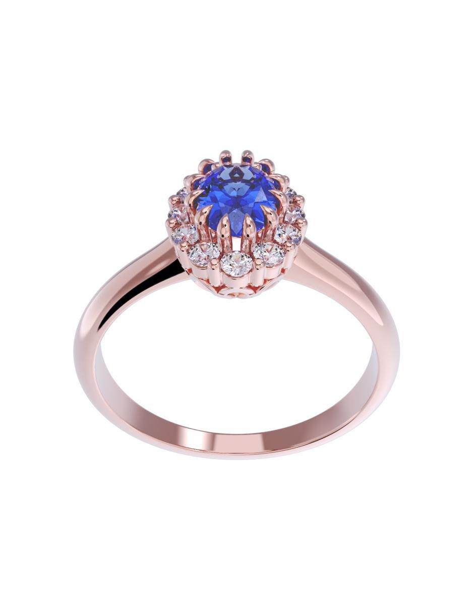 Anillo de compromiso 14 k 2