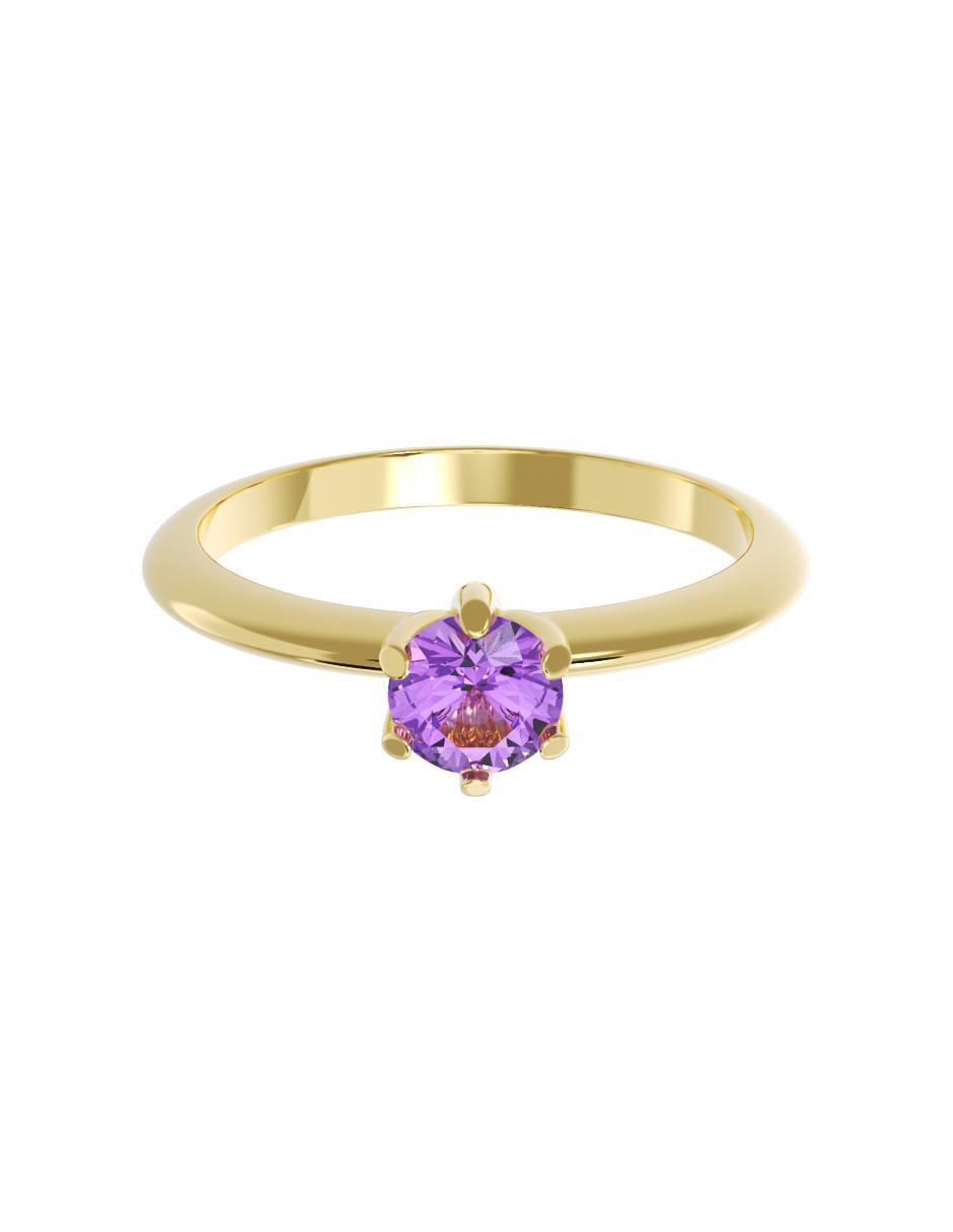 Anillo de compromiso 14 k