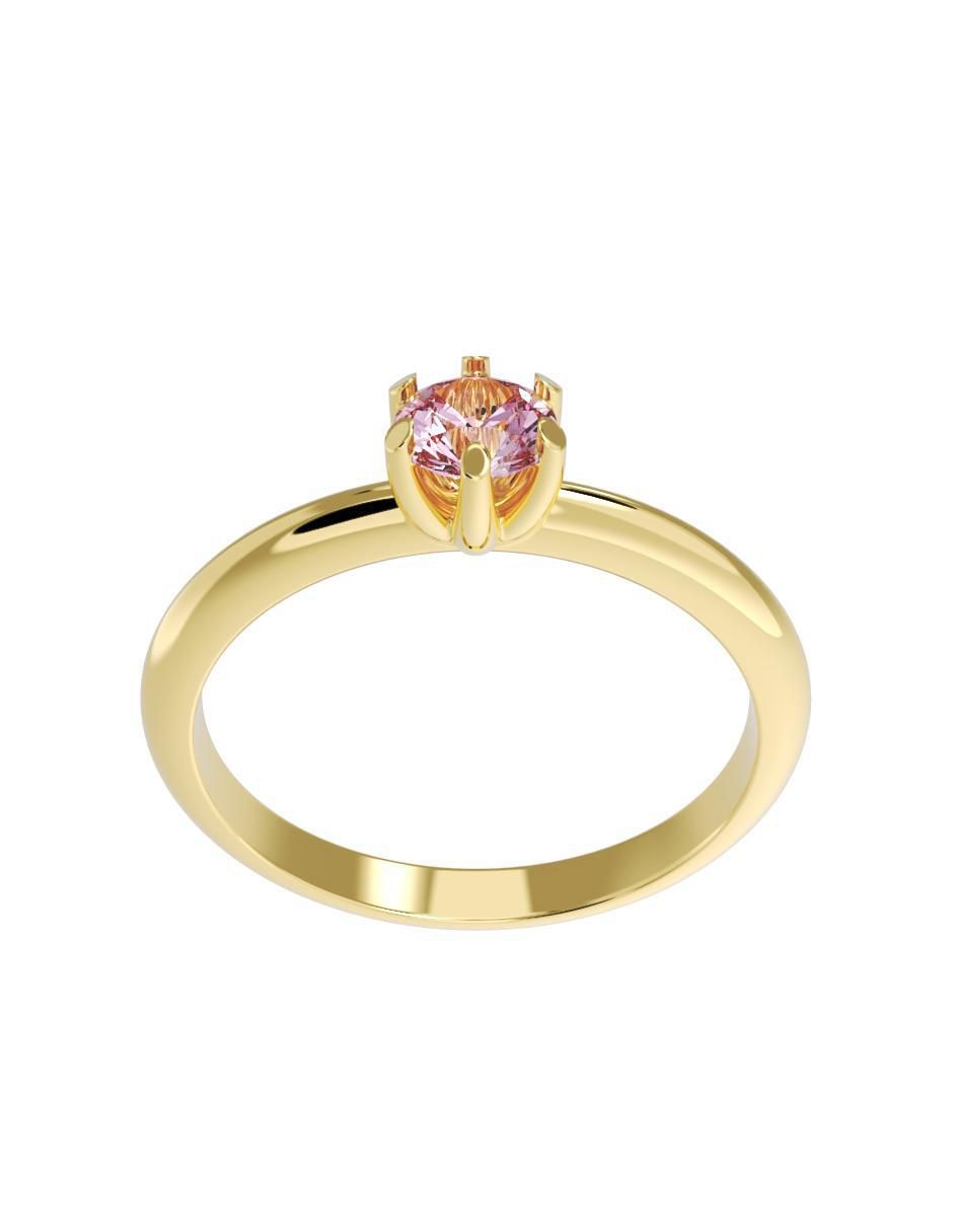 Anillo de compromiso 14 k 3