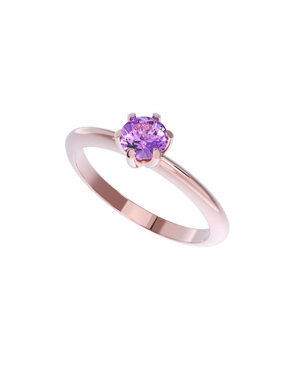 Anillo de compromiso 14 k 4