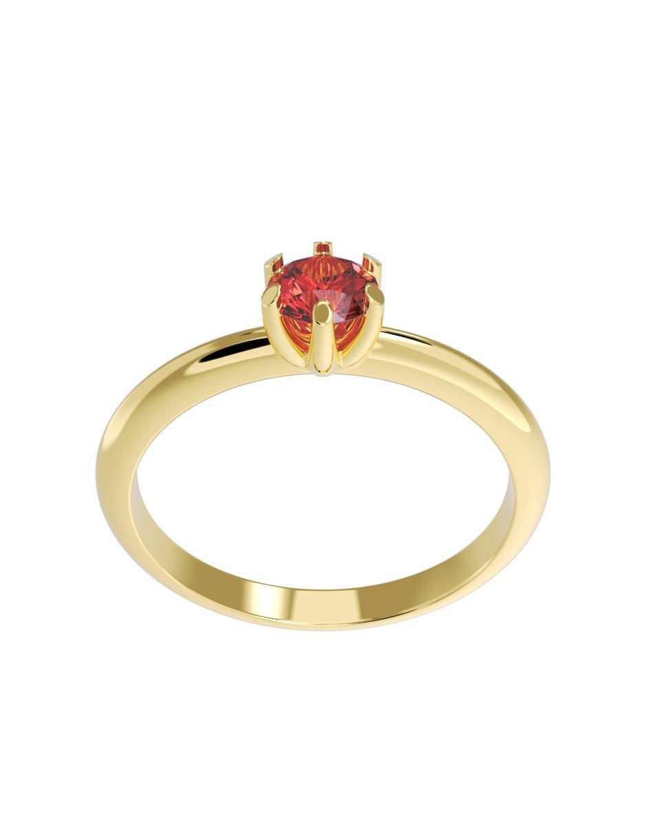 Anillo de compromiso 14 k 3