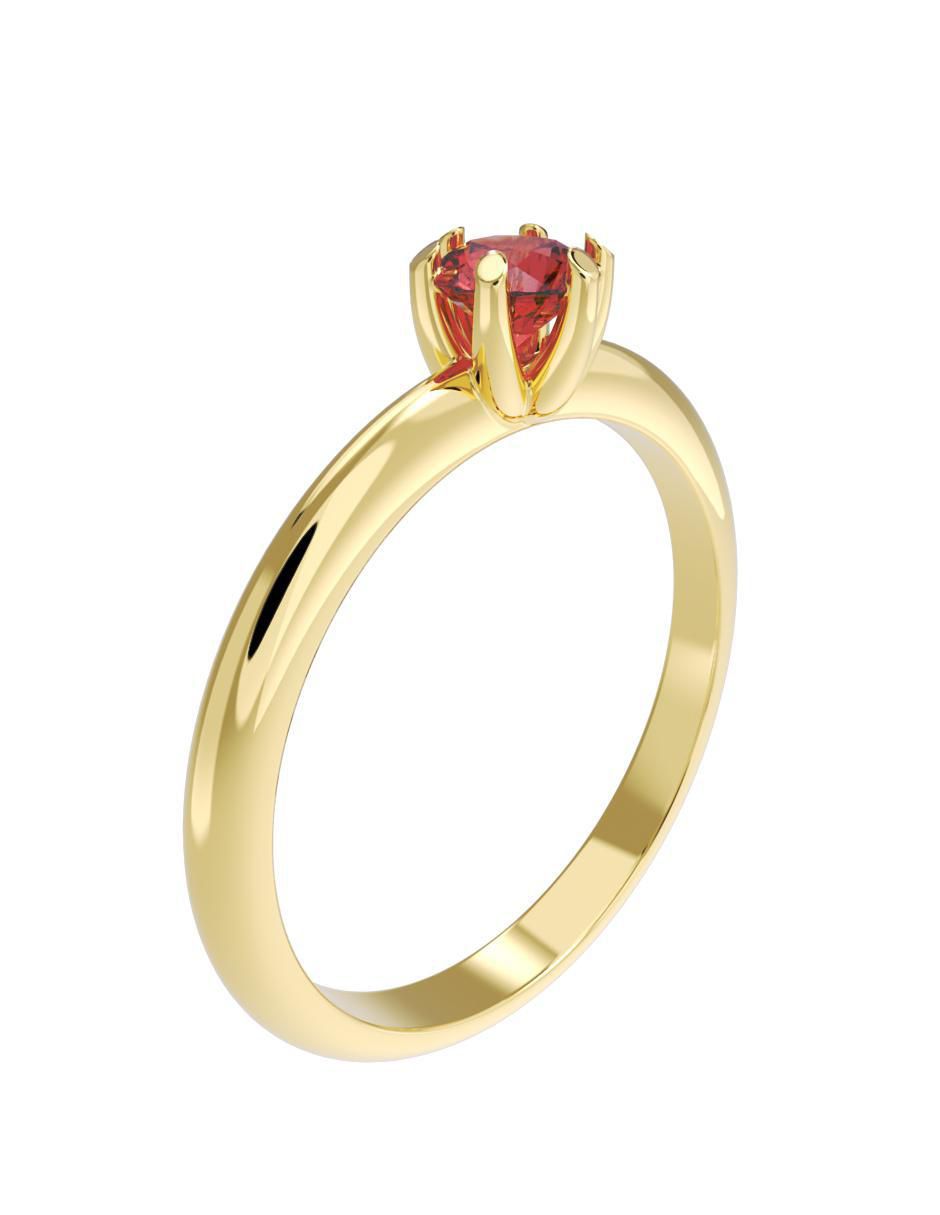 Anillo de compromiso 14 k 4