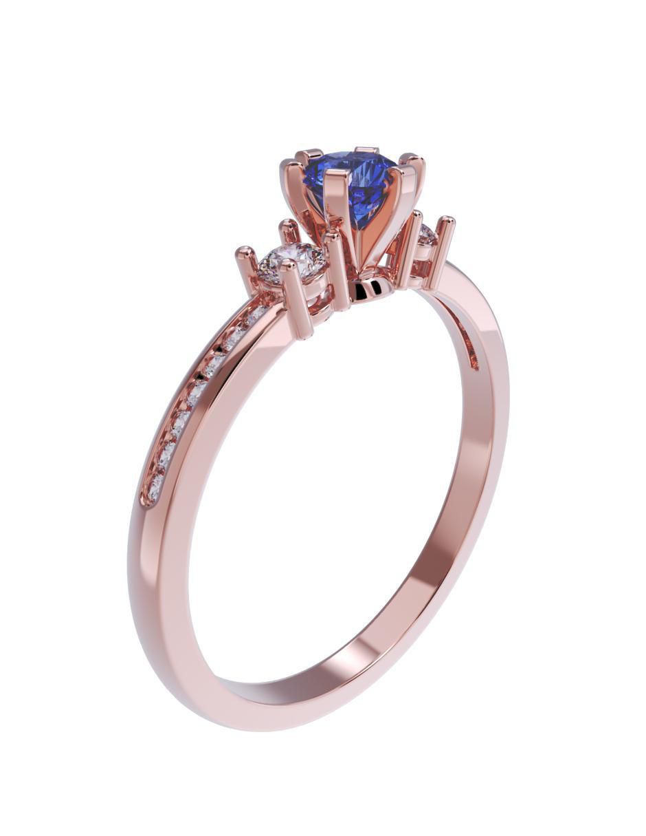 Anillo de compromiso 10 k 3