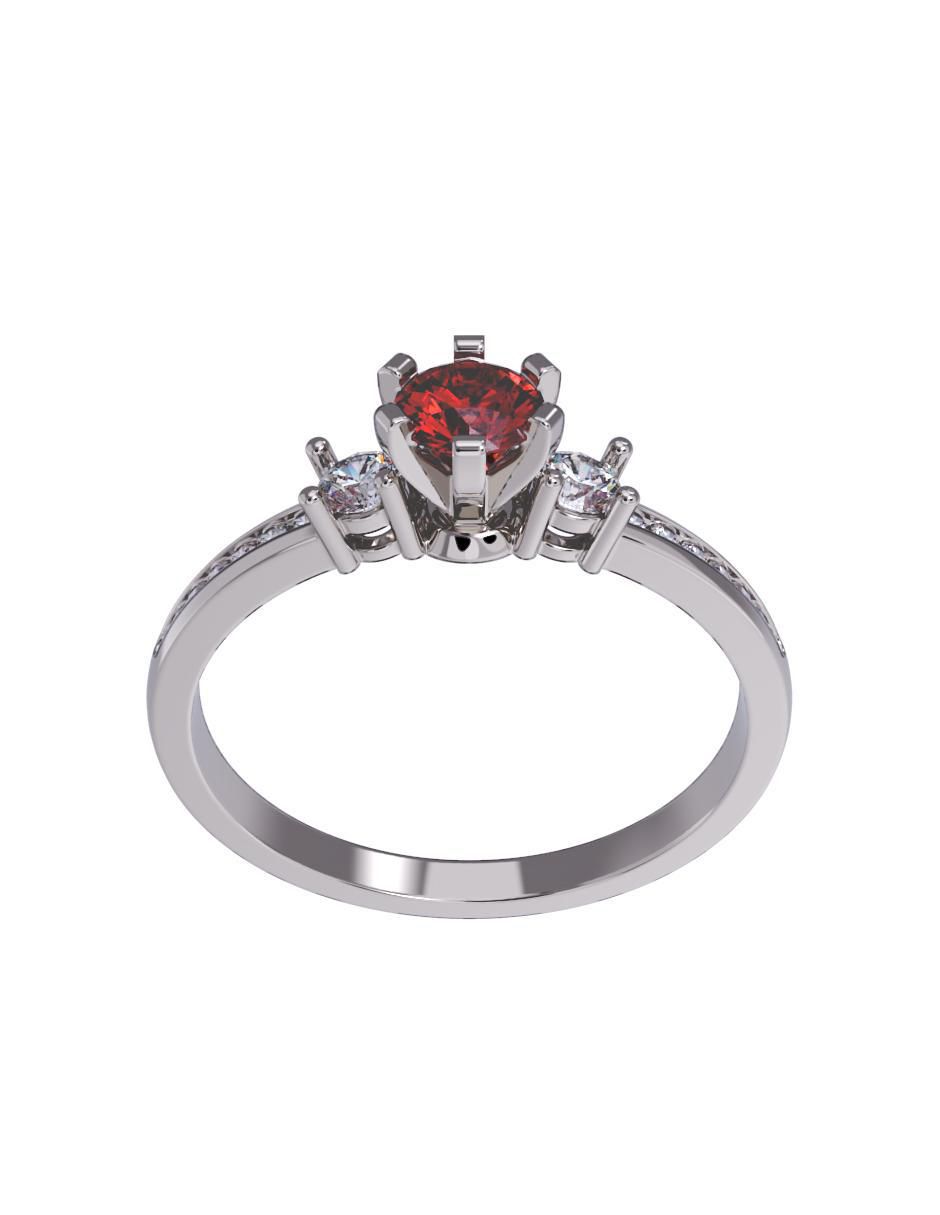 Anillo de compromiso 10 k 2