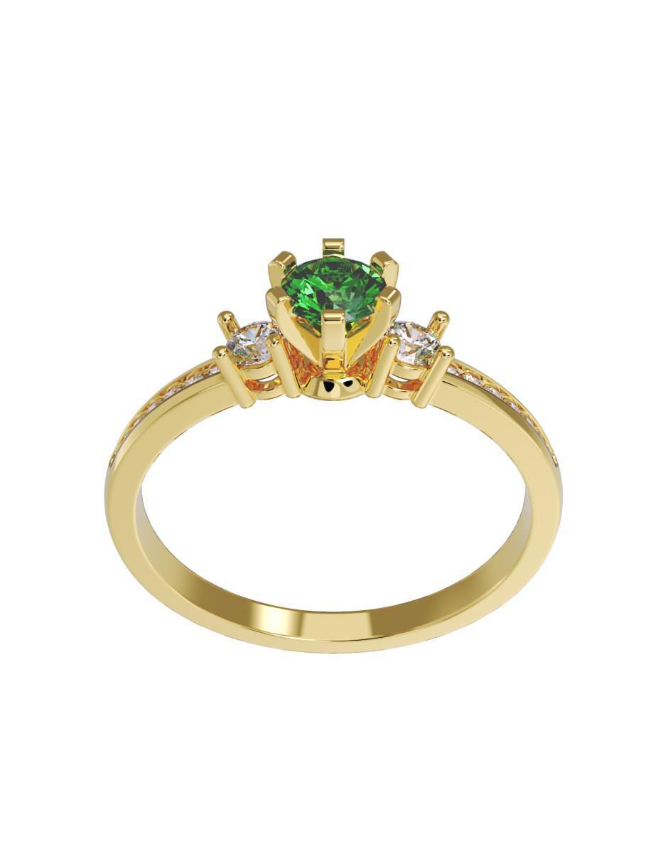 Anillo de compromiso 10 k 3