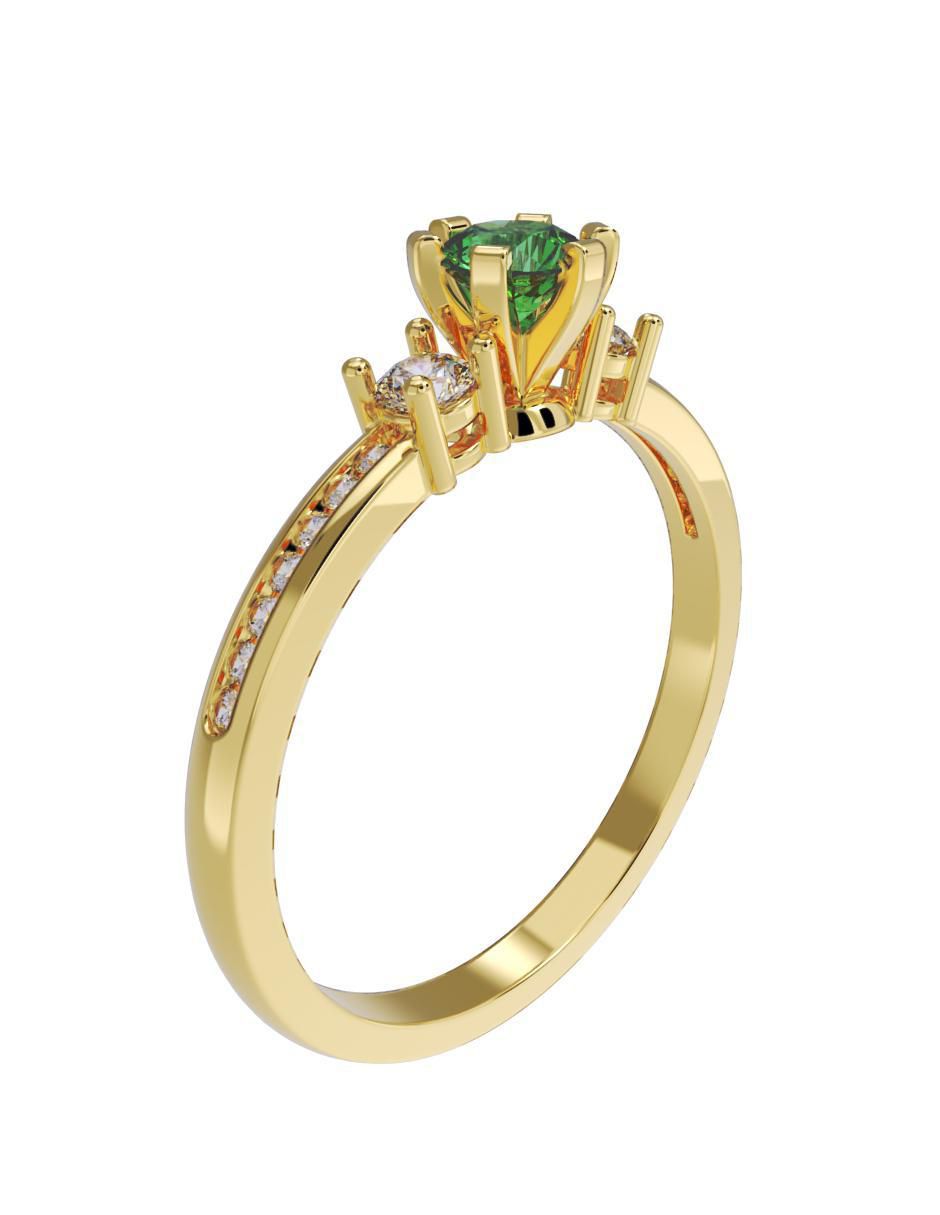 Anillo de compromiso 10 k 2