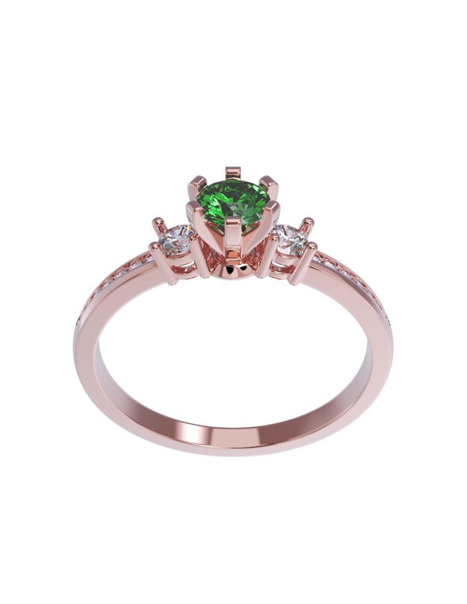 Anillo de compromiso 10 k 2