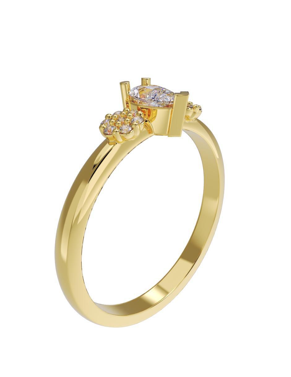 Anillo de compromiso 10 k 3