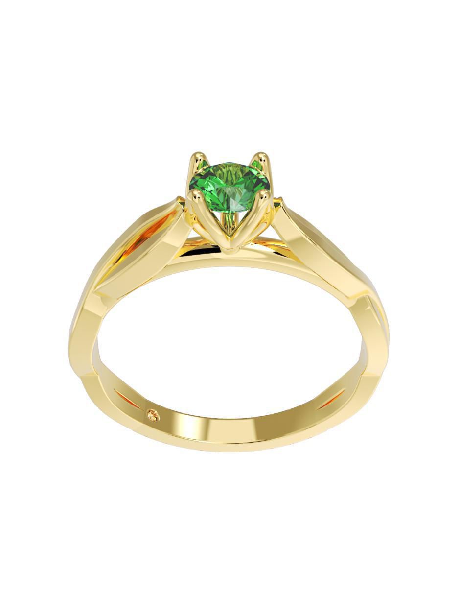 Anillo de compromiso 10 k 4