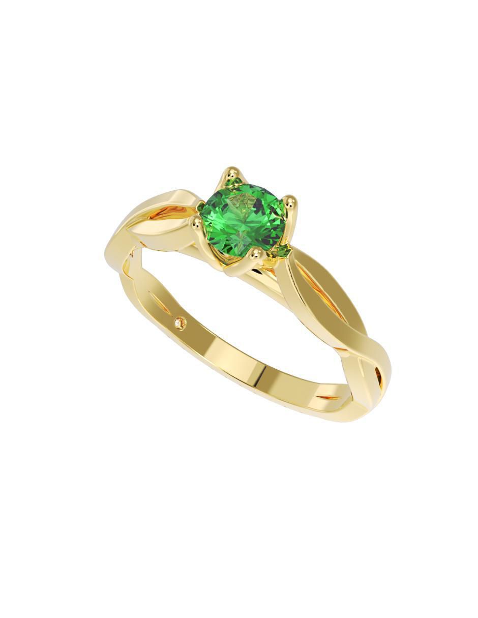 Anillo de compromiso 10 k 2