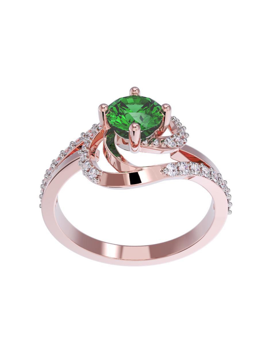Anillo de compromiso 10 k 2