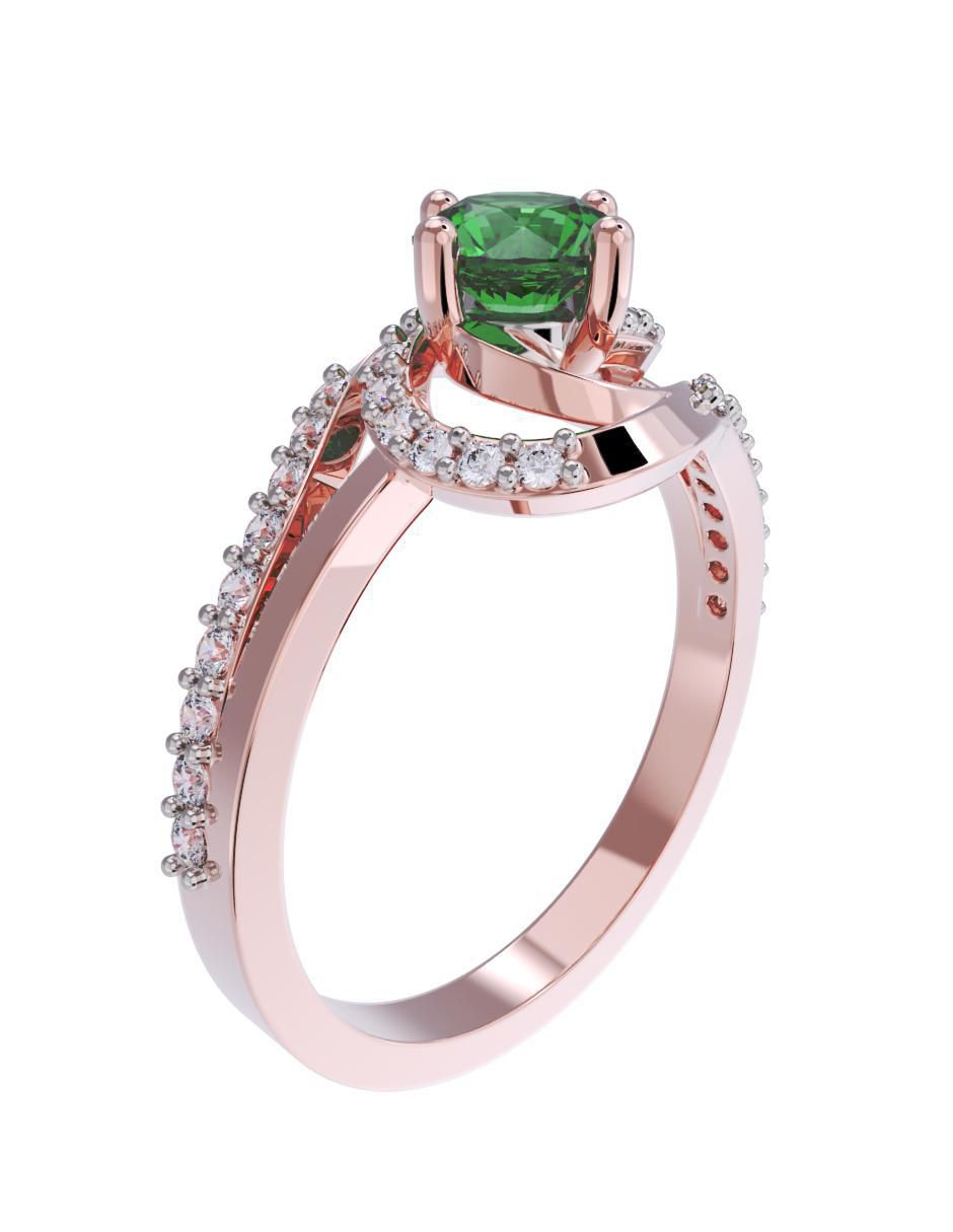 Anillo de compromiso 10 k 3