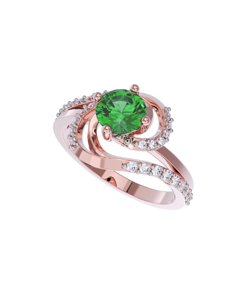 Anillo de compromiso 10 k 4