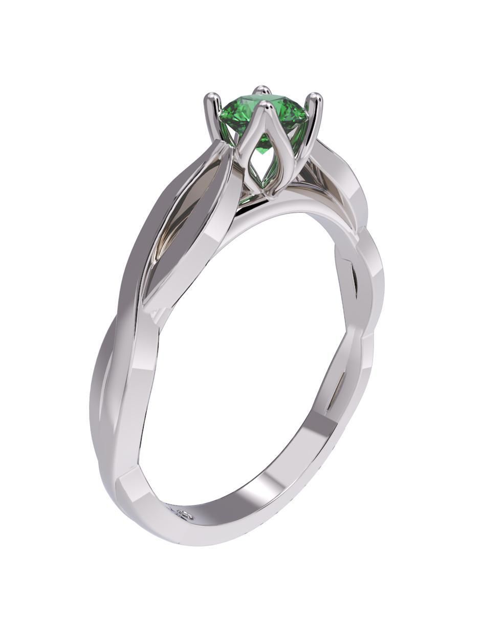 Anillo de compromiso 10 k 3
