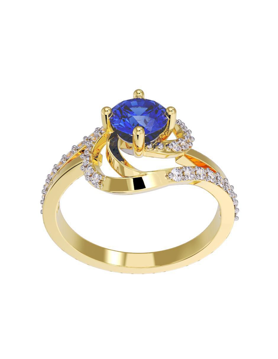Anillo de compromiso 10 k 4