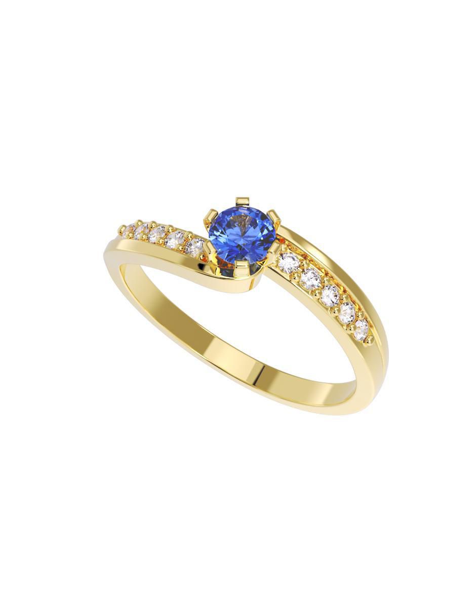 Anillo de compromiso 10 k 2
