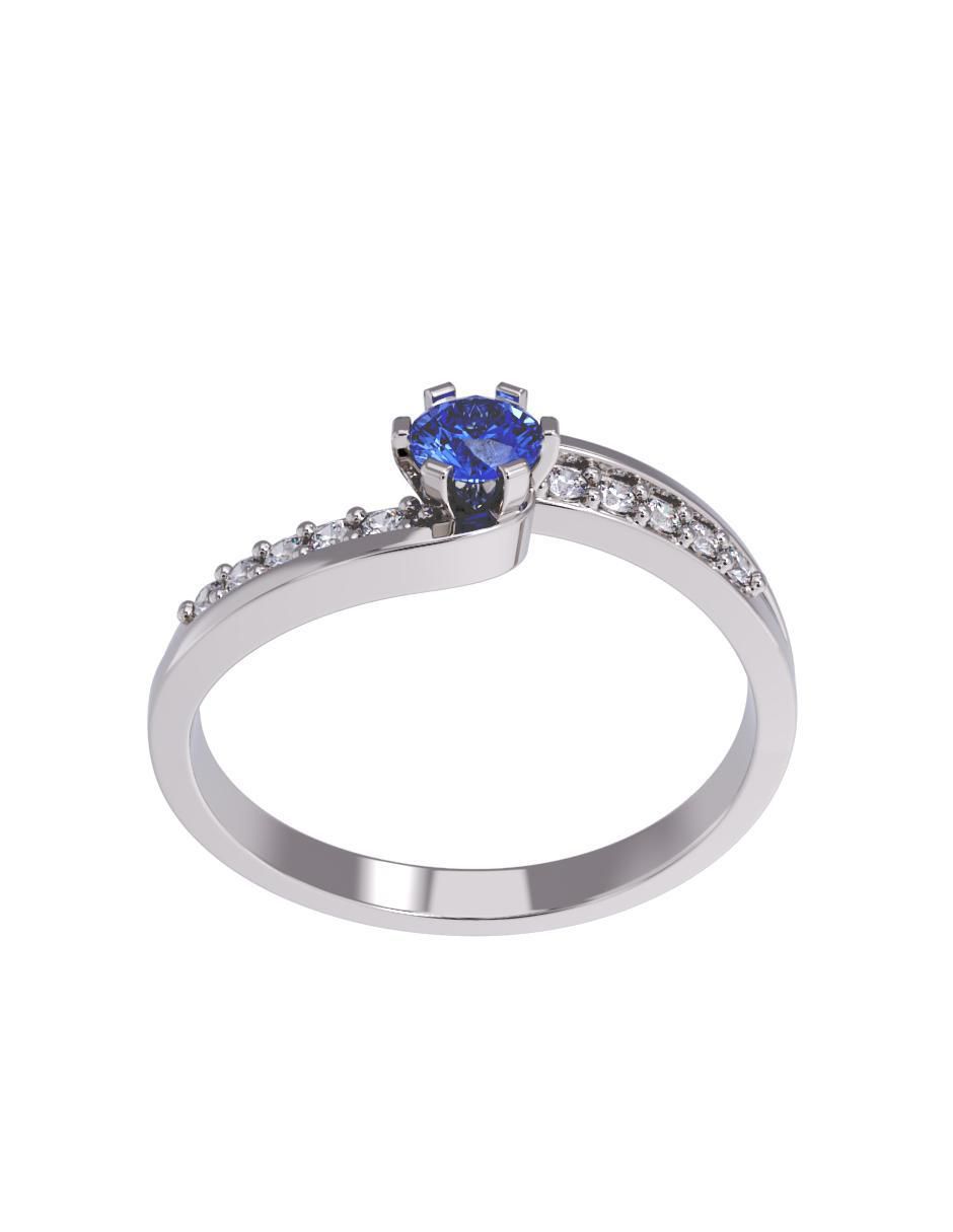 Anillo de compromiso 10 k 2