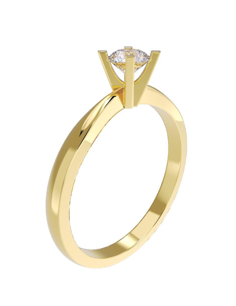Anillo de compromiso 10 k 2