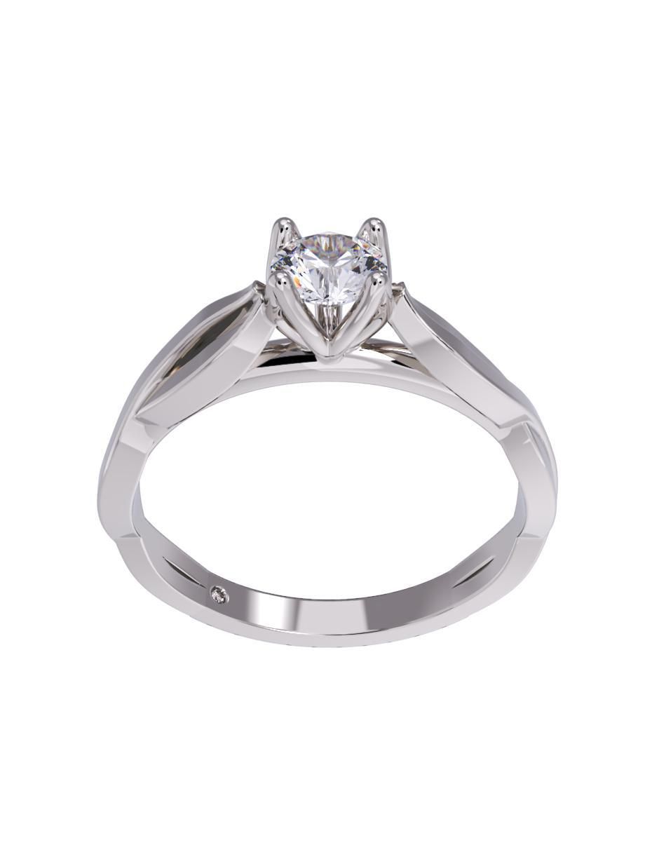 Anillo de compromiso 10 k 2