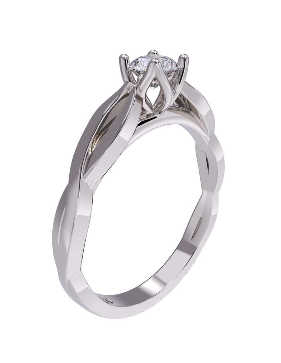 Anillo de compromiso 10 k 3