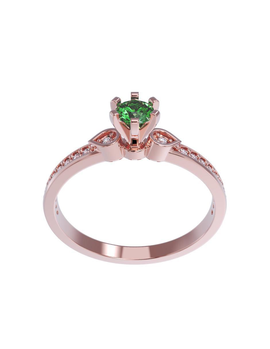 Anillo de compromiso 10 k 2