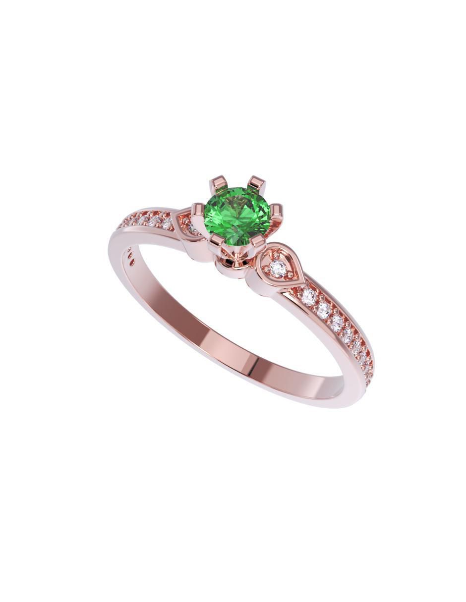 Anillo de compromiso 10 k 4