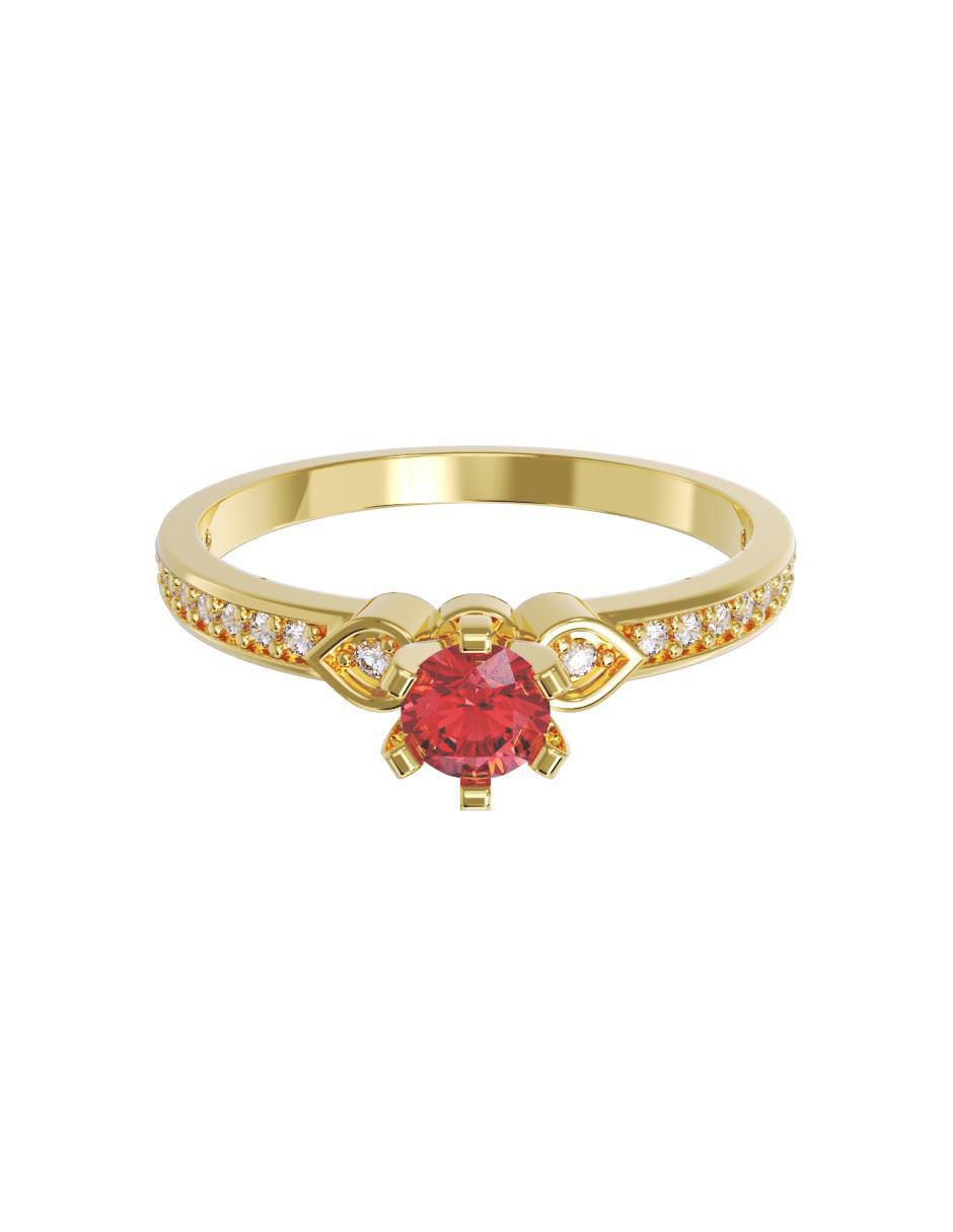 Anillo de compromiso 10 k 1