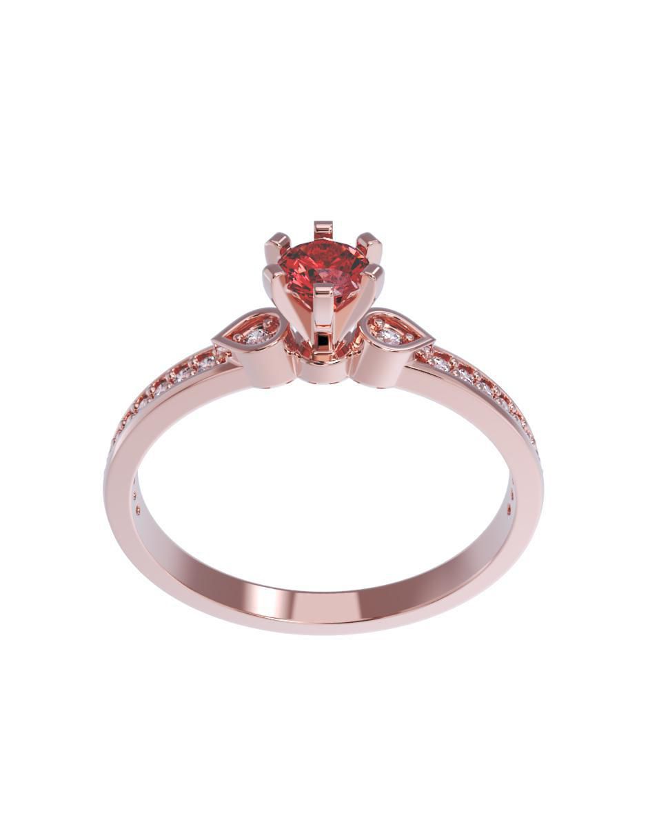 Anillo de compromiso 10 k 2