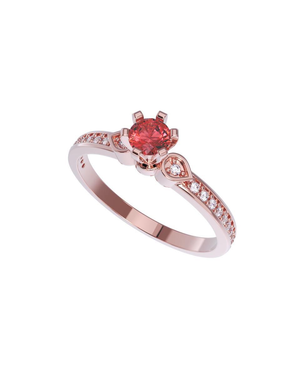 Anillo de compromiso 10 k 4