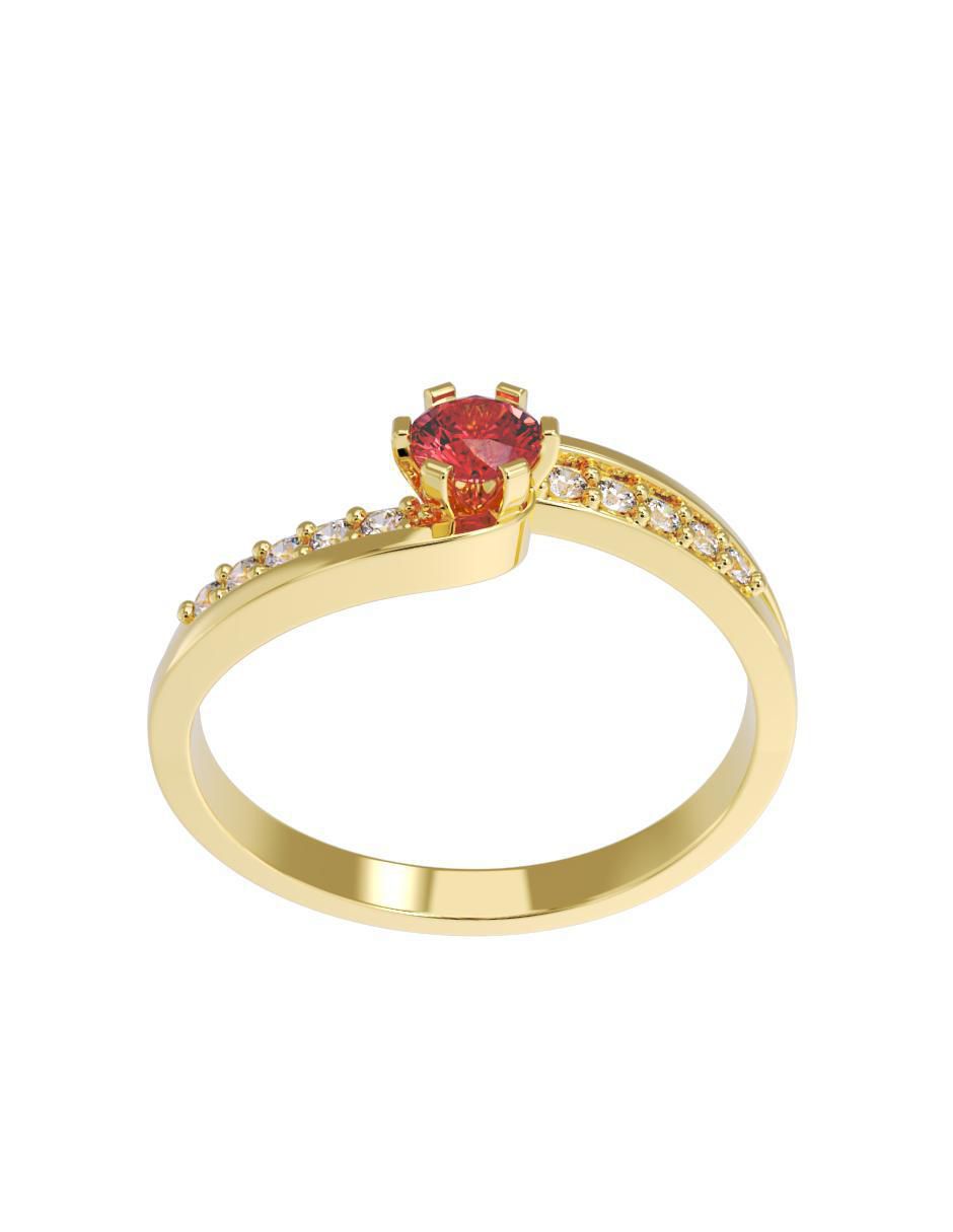 Anillo de compromiso 10 k 4
