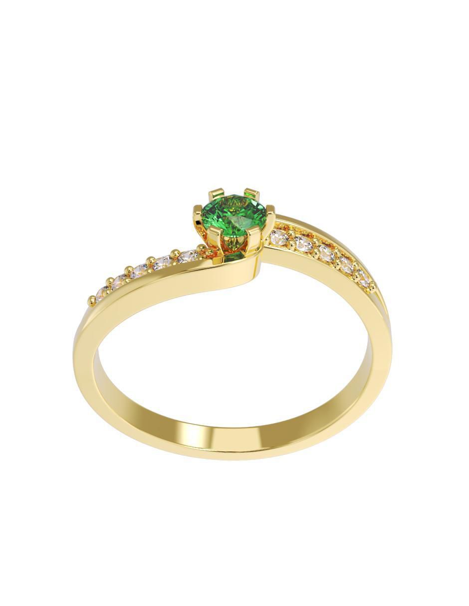 Anillo de compromiso 10 k 3