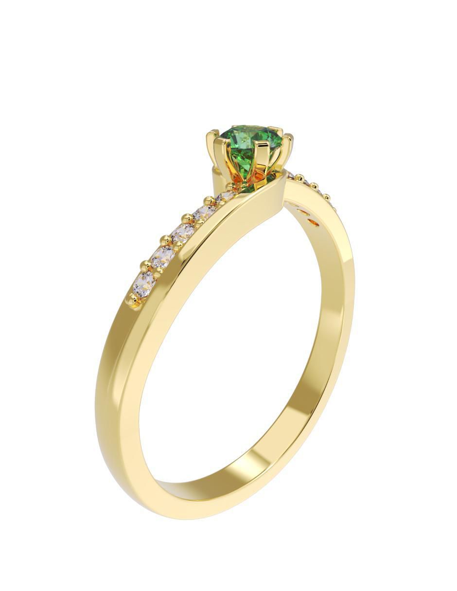 Anillo de compromiso 10 k 4