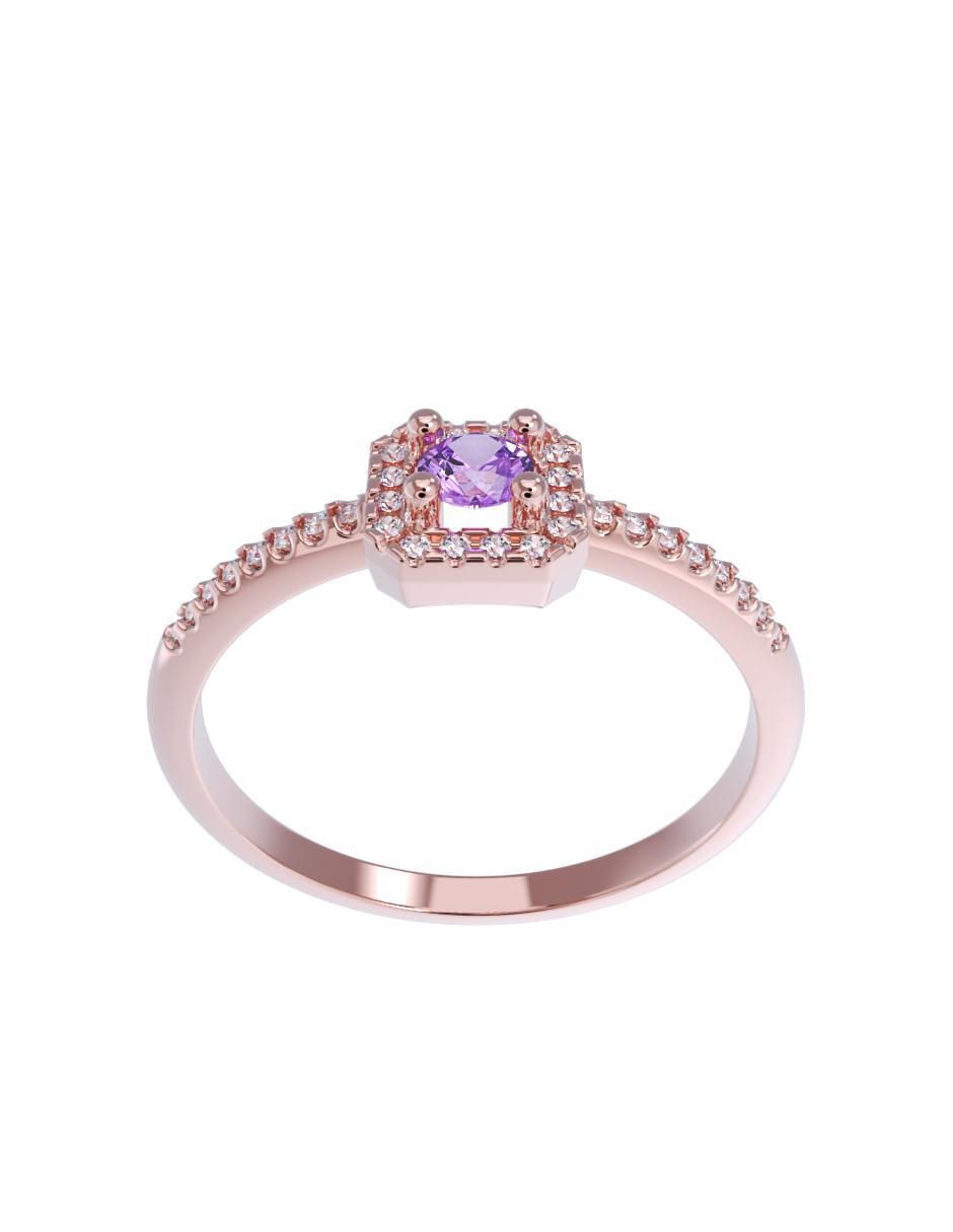 Anillo de compromiso 10 k 2