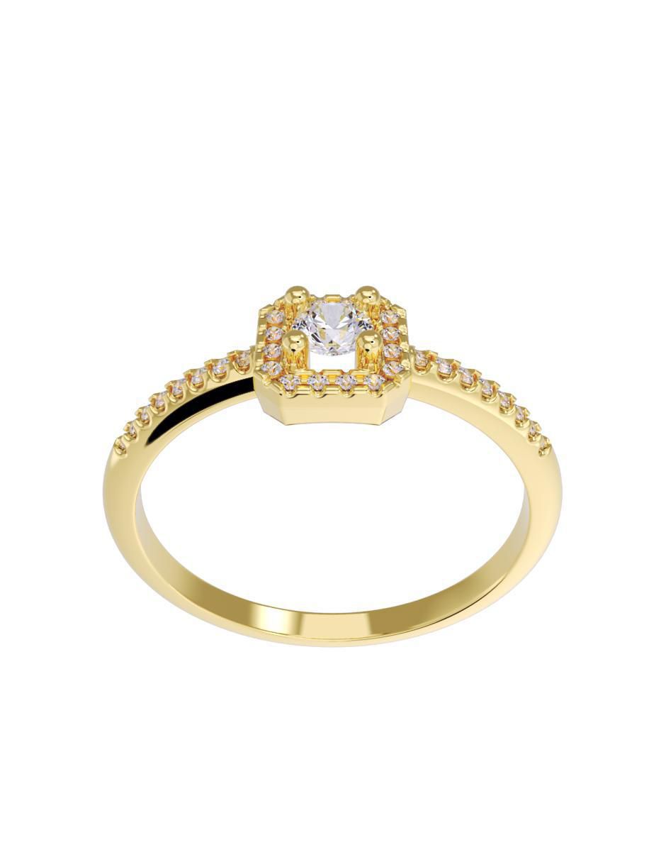 Anillo de compromiso 10 k 3